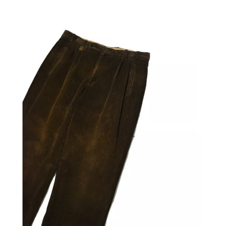 EURO Wide Tapered Corduroy Pants