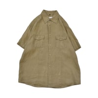 Sand Beige Linen S/S Shirt