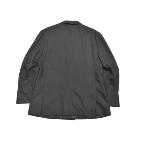 EURO Vintage Double Breasted Tailored Jacket -Charcoal Grey-