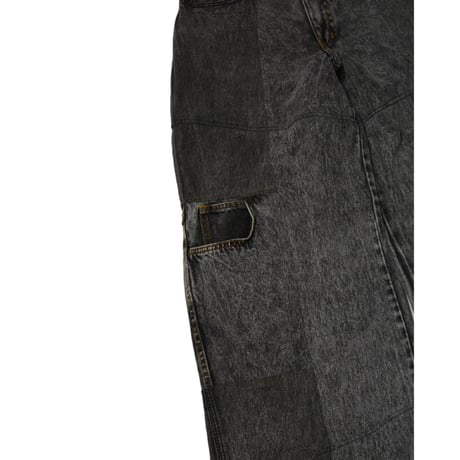"Remake by VERS" Switching Flare Denim Pants