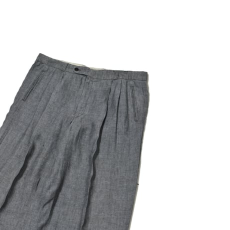 Vintage Double Tuck Linen Slacks