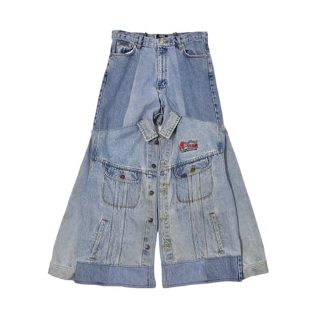 "Remake by VERS" Docking Wide Denim Pants