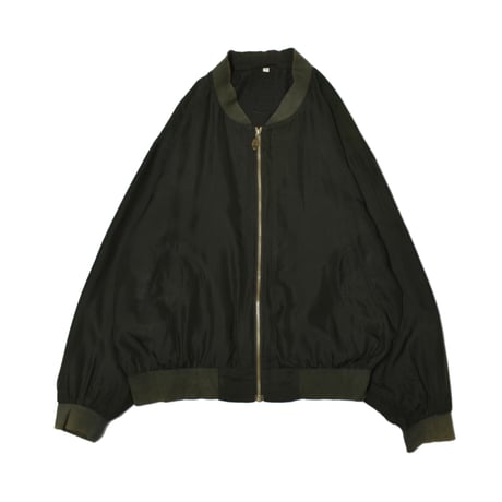 Vintage Silk Bomber Jacket