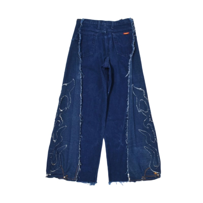 VERS Remake Fringe Damage Flare Denim Pants | 茨 VERS Remake Fringe Damage Flare Denim Pants | 茨
