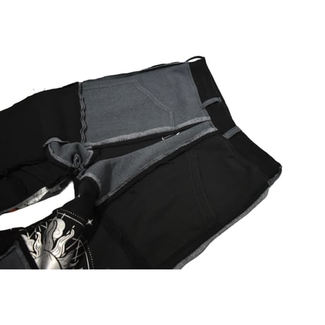 "Remake by VERS" Irregularly Attached Semi Flare Sweat Pants