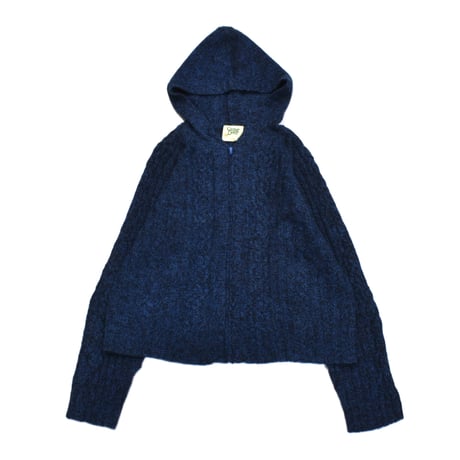 Ireland Aran Knit Zip Hoodie