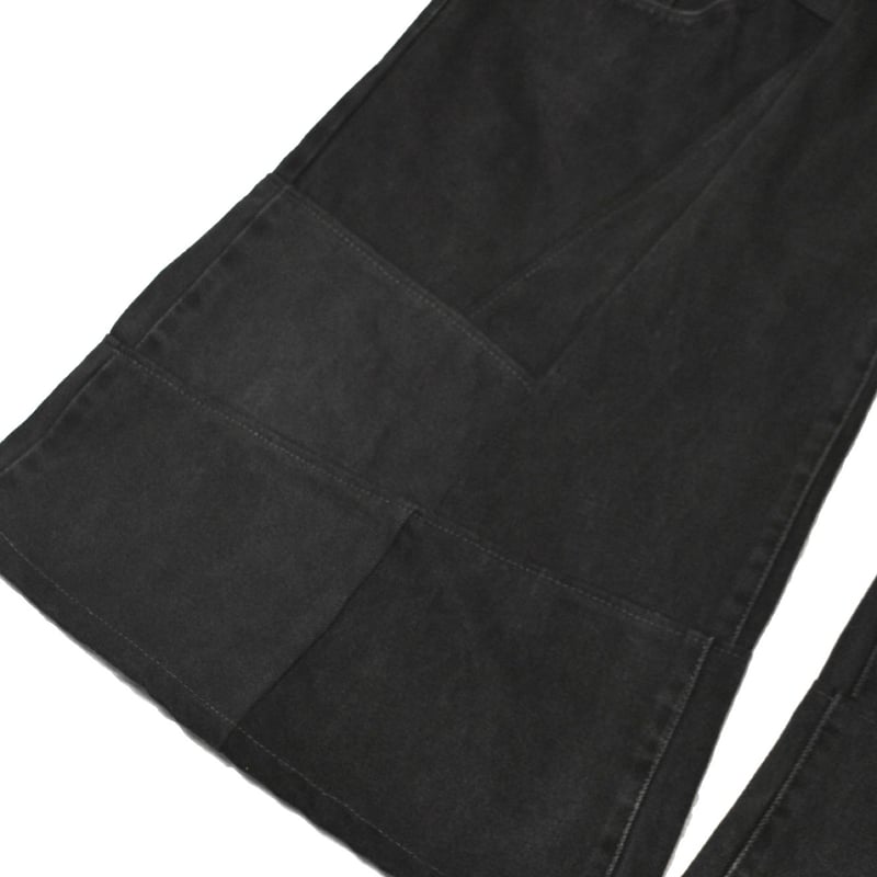⭐︎新品未使用⭐︎Washed flare denim pants ブラック Remake by VERS