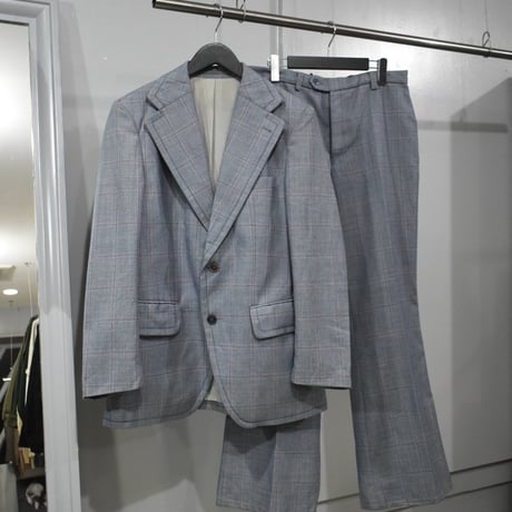 German Vintage Windowpane Wool SET-UP