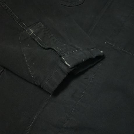 80s~ German Army Moleskin Field Jacket - Original Overdye -