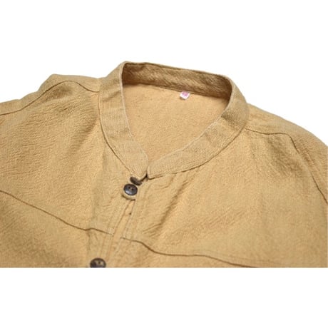 Vintage Stand Collar Linen Jacket