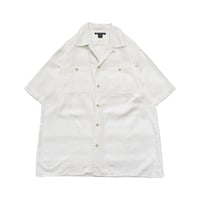 Classic Linen Blend Open Collar Shirt