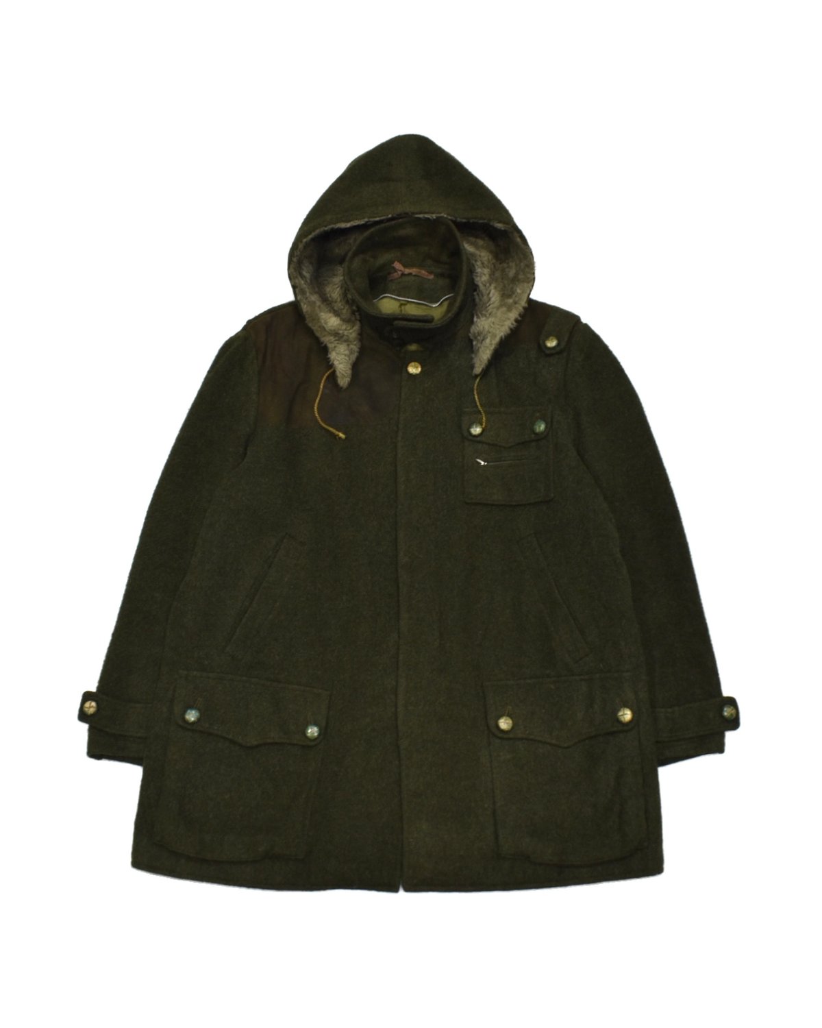 EURO Vintage Tyrolean Loden Half Coat | 水戸 古着屋