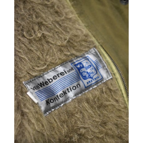 German Vintage Boa Lined Work Parka