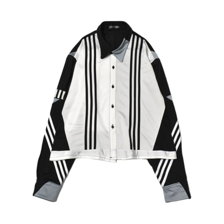 ”Remake by VERS” Track Dress Shirt Jacket