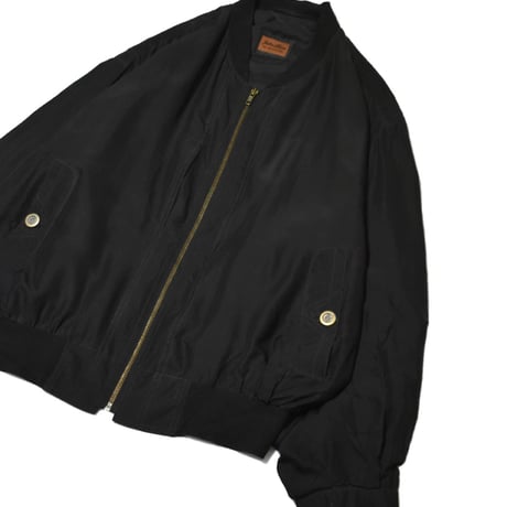 Vintage Silk Bomber Jacket