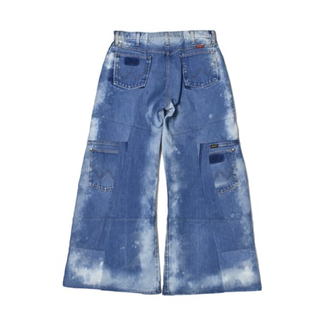 "Remake by VERS" Switching Flare Denim Pants