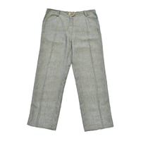 EURO Vintage Tyrolean Linen Blend Two Tuck Slacks