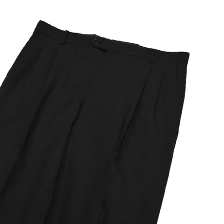 Two Tuck Wide Tapered Slacks