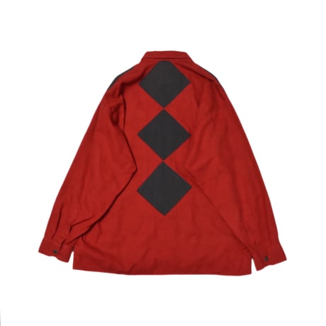 Vintage Metal Button Design L/S Shirt