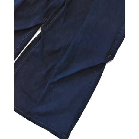 "Remake by VERS" Asymmetric Tuck Denim Trousers