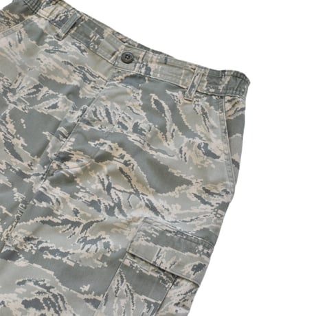 "Remake by VERS" Rebuild Tiger Stripe Cargo Shorts