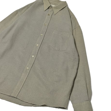 Textured Patterned L/S Shirt