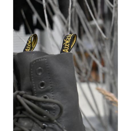 Dr.Martens Grey Leather 8hole Boots