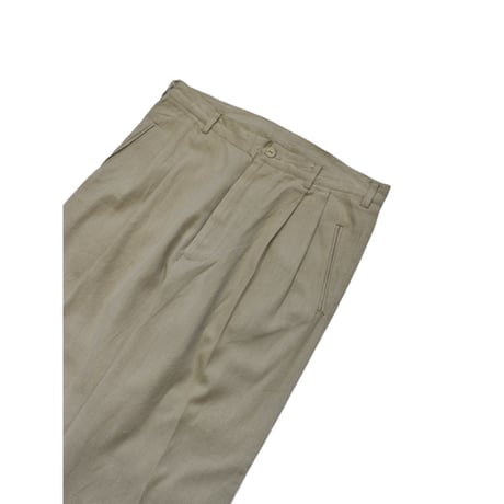 EURO Design Two Tuck Linen Slacks