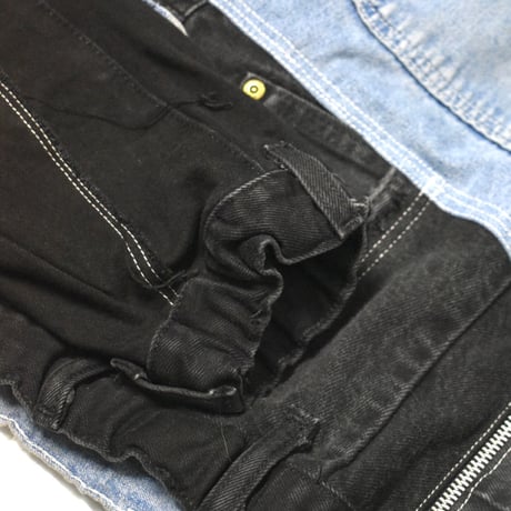 “Remake by VERS” Utility Denim Hoodie Jacket