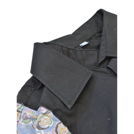 "Remake by VERS" Paisley Switching Design L/S Shirt