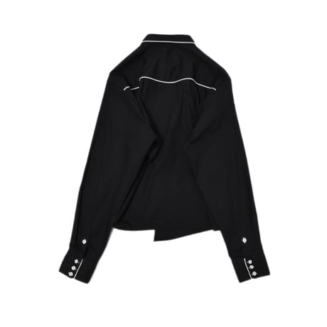 "Remake by VERS" Embroidery Asymmetrical Western L/S Shirt