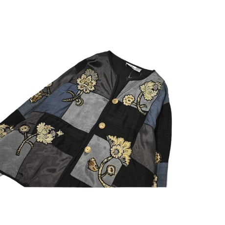 Flower Embroidery Goblin Design Jacket