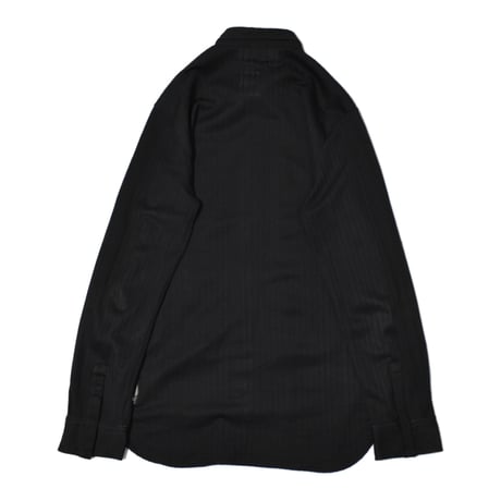 G-STAR RAW Sheer Textured Black L/S Shirt