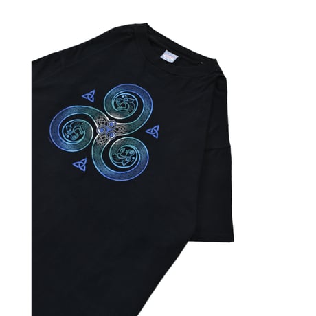 Vintage Celtic Dragon Graphic T-Shirt