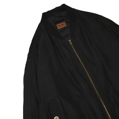 Vintage Silk Bomber Jacket