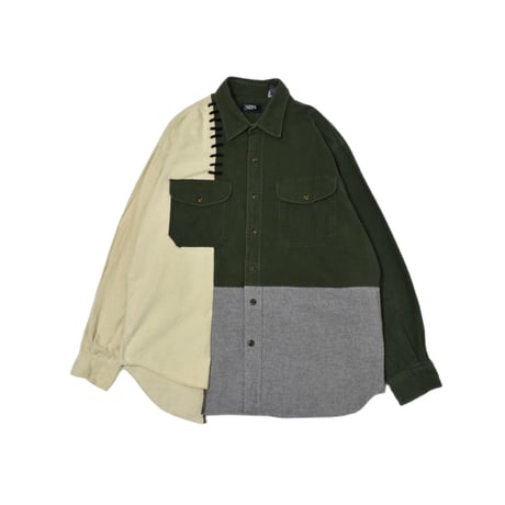 "Remake by VERS" Docking Chamois Cloth L/S Shirt