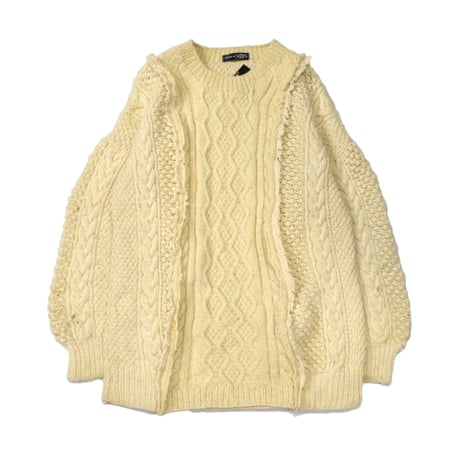 ”Remake by VERS” Rebuild Aran Docking Knit