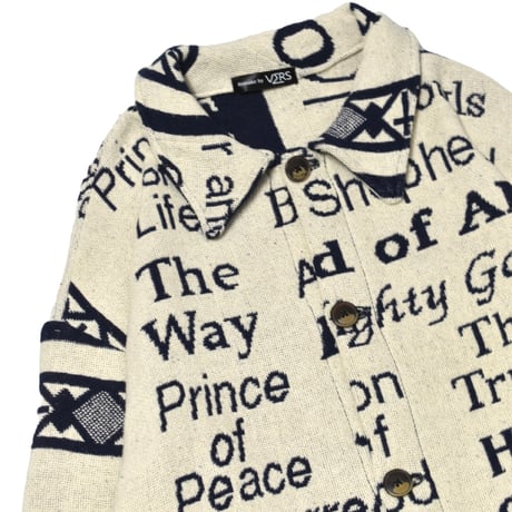 "Remake by VERS"  Vintage Rug Jacket