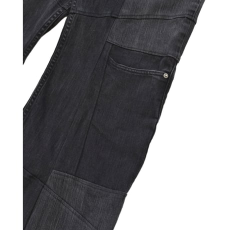 "Remake by VERS" Switching Flare Denim Pants