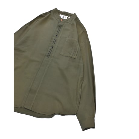 Embroidery Fly Front L/S Shirt