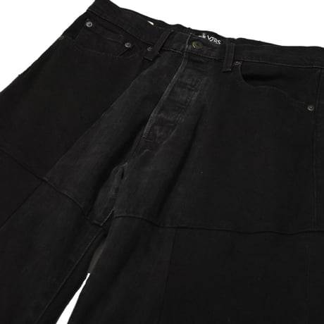 "Remake by VERS" Switching Flare Denim Pants
