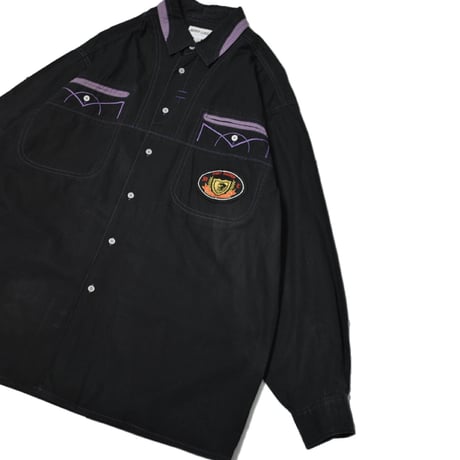 EURO Switching Embroidery L/S Shirt