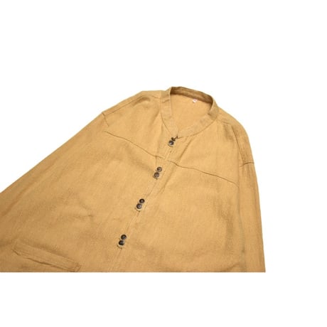 Vintage Stand Collar Linen Jacket