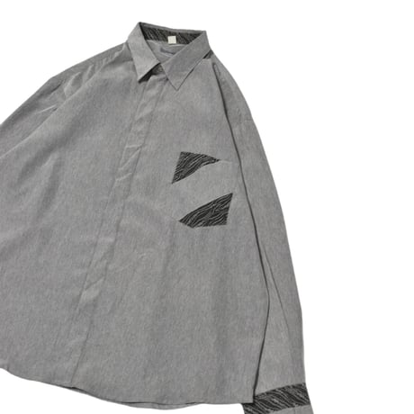 Fly Front Design L/S Shirt