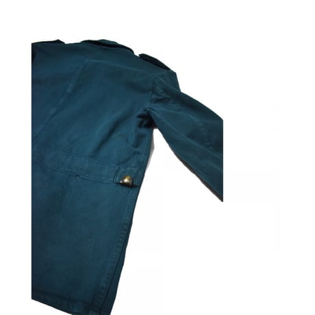 50s Swiss Military Denim Work Jacket -over dye-