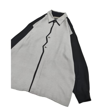 Wave Line Panel L/S Shirt