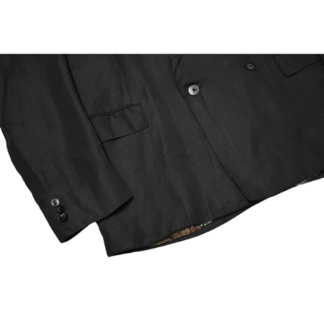 Vintage Double Breasted Linen Tailored Jacket