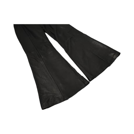 VERS Remake Real Leather Flare Pants