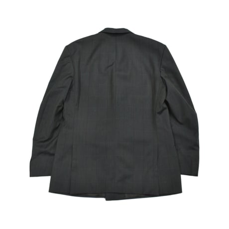 EURO Vintage Green Tone Check Double Breasted Tailored Jacket