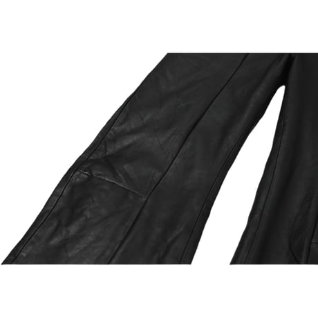 "Remake by VERS" Real Leather Flare Pants